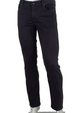 Alberto Men's Black Modern Fit Jeans Luxury T400